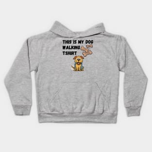 Dog Walking Kids Hoodie